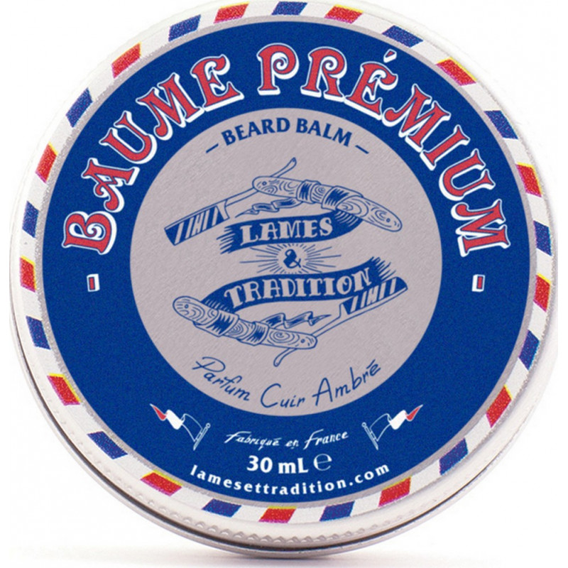 Baume Coiffage Barbe Premium Cuir Ambré 30ml